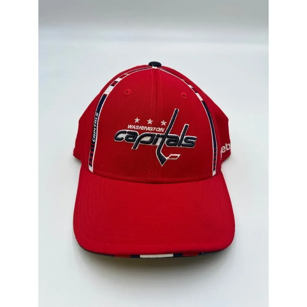 Y2K Reebok Washington Capitals Flex Fit Small/Medium hat cap 90s Y2K